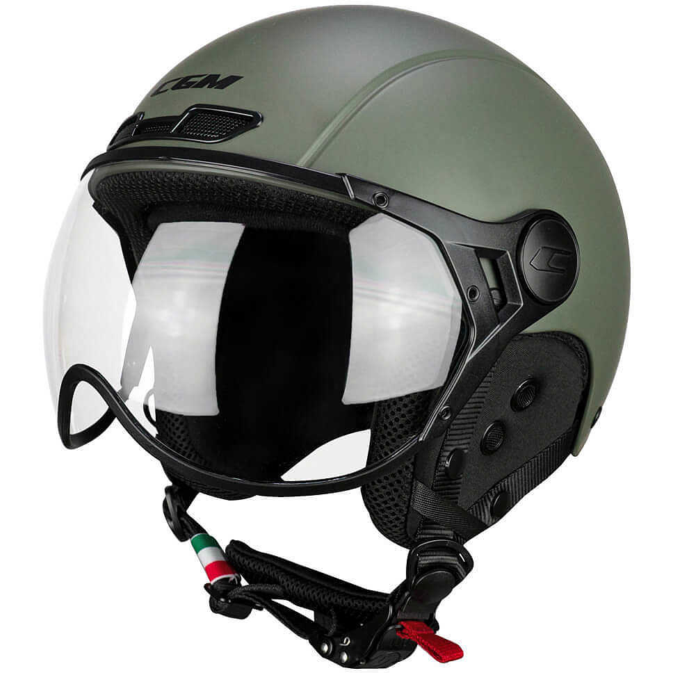 CASQUE EBI MONO VERT MAT