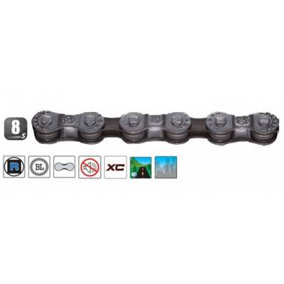 Yaban Chaine ARGENT 8V (094)
